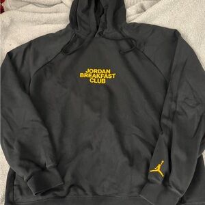 Jordan Breakfast Club Black Hoodie men’s XL dri fit